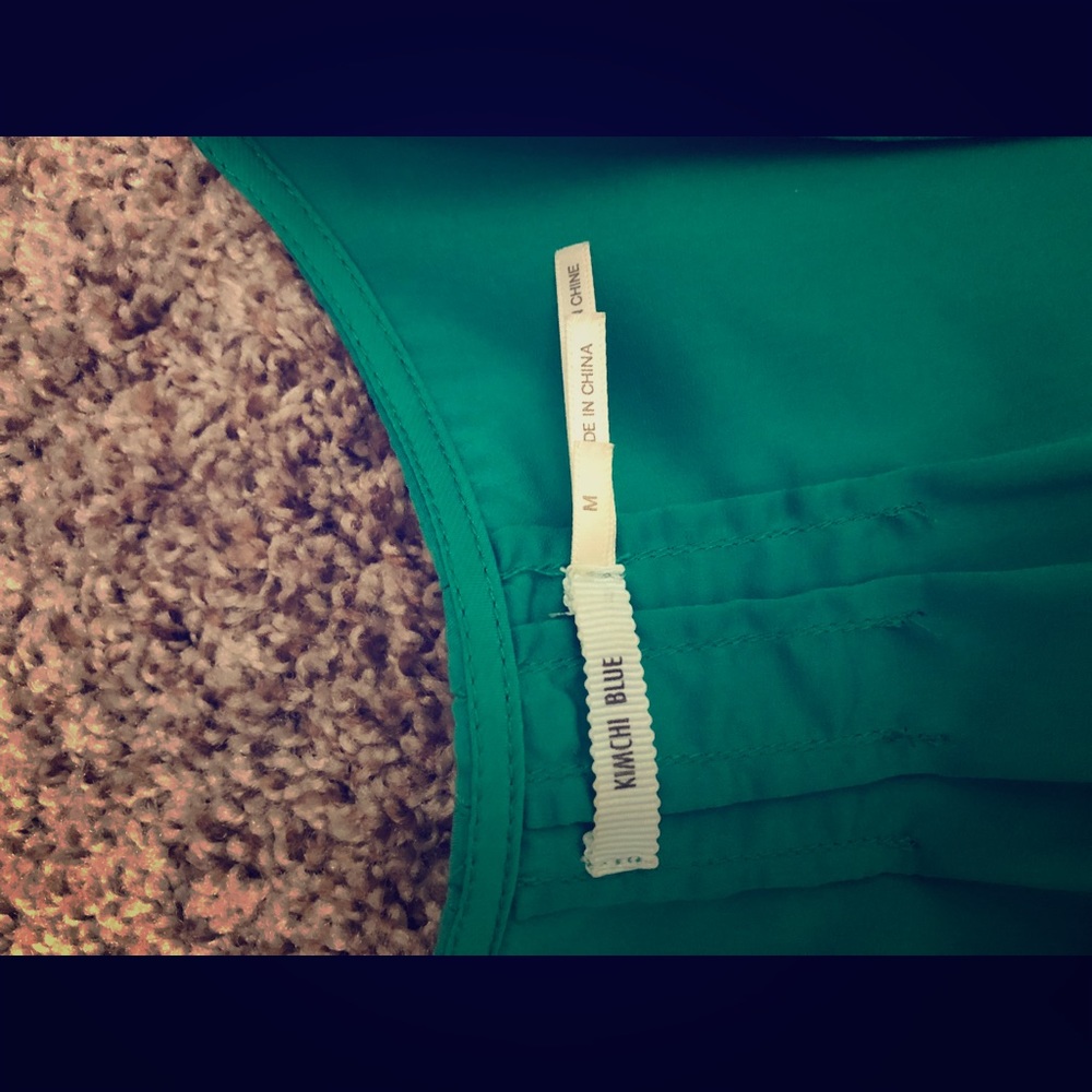 Urban outfitters Kimchi blue green button up dress